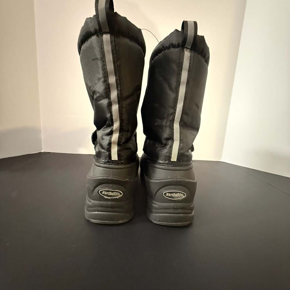 Northside Kids Size 4 Frosty Winter Snow Boots Black 3M Thinsulate Waterproof - Picture 5 of 11